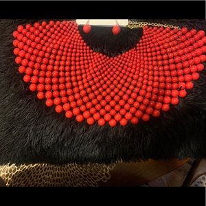 Necklace with earrings